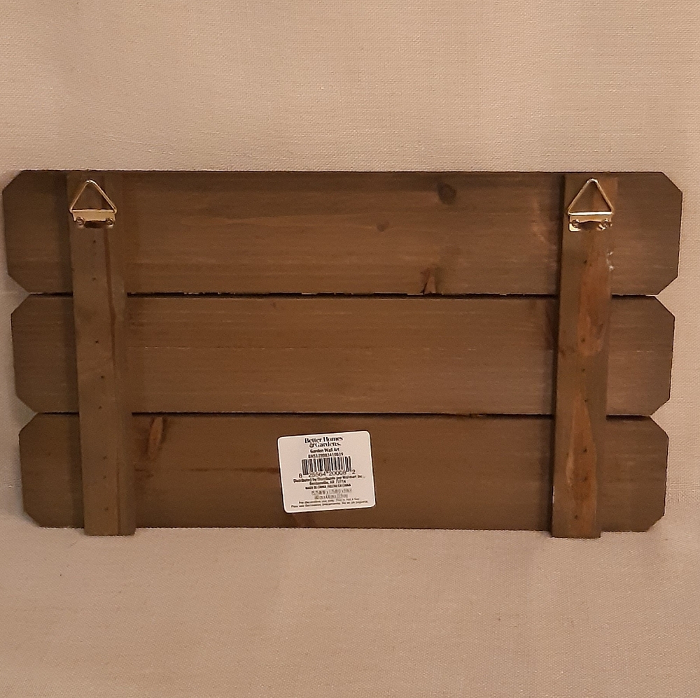 Rustic Wooden Garden Sign / Wall Hanging - Picture 2 of 3